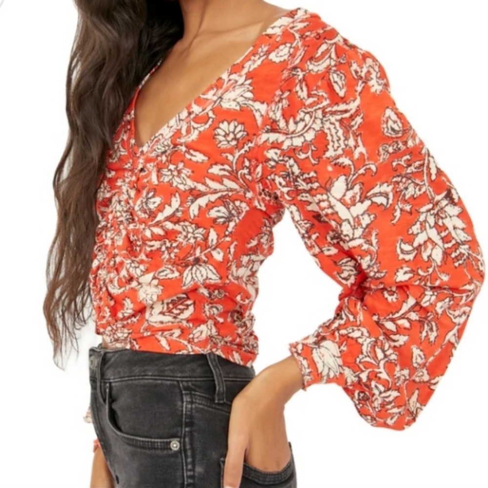 Free People Say The Word Ruched Top 🌄
